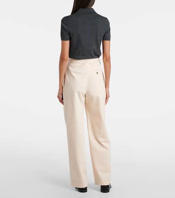 Pantalon tapered en gabardine de coton | Burberry