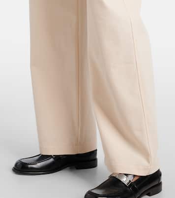 Pantalon tapered en gabardine de coton | Burberry