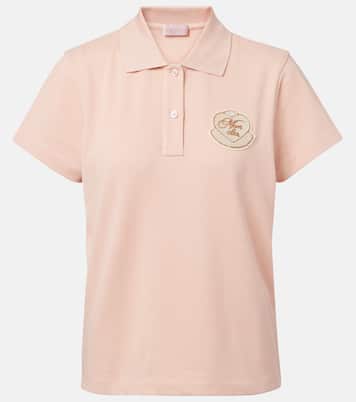 Logo cotton polo shirt | Moncler