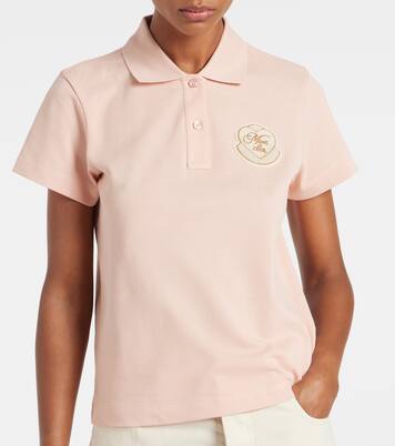 Logo cotton polo shirt | Moncler