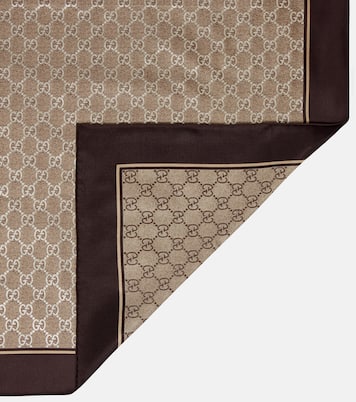 GG silk twill scarf | Gucci