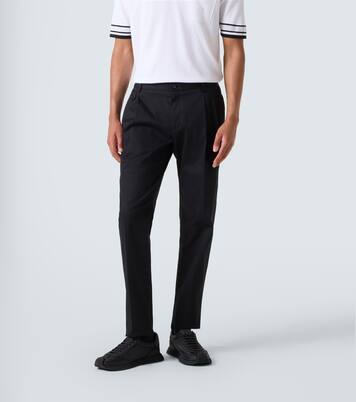 Pantalon droit en coton | Dolce&Gabbana