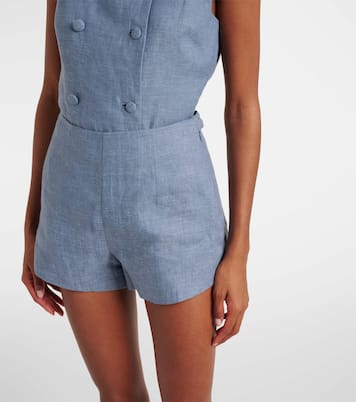 High-Rise Shorts Thea aus Leinen | Posse
