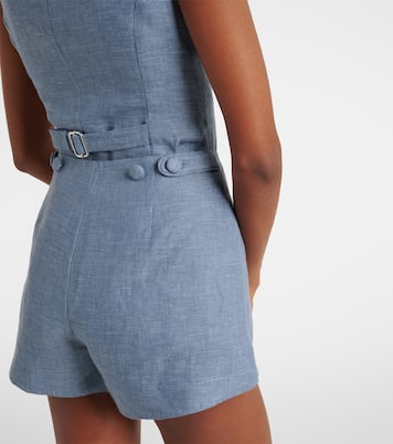 High-Rise Shorts Thea aus Leinen | Posse