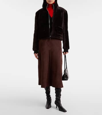 Veste White Label Scarlett en shearling | Proenza Schouler