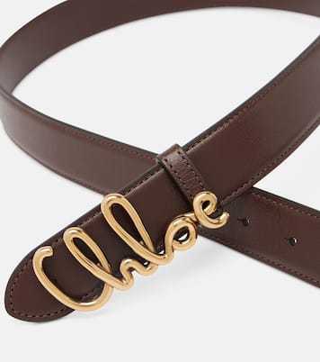 Chloé Iconic embellished leather belt | Chloé