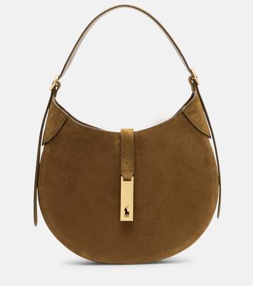 Bolso al hombro Polo ID Small de ante | Polo Ralph Lauren