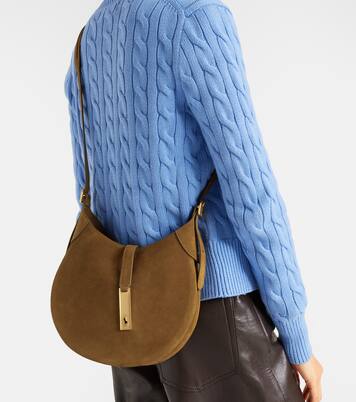 Bolso al hombro Polo ID Small de ante | Polo Ralph Lauren