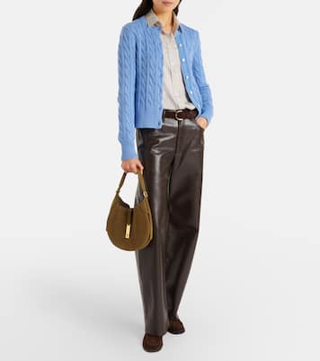 Bolso al hombro Polo ID Small de ante | Polo Ralph Lauren