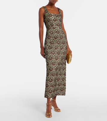 Ravenna jacquard midi dress | Simkhai