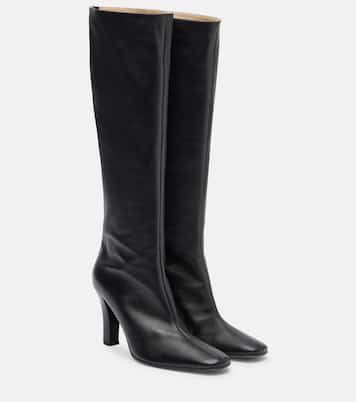 Mona leather knee-high boots | The Row