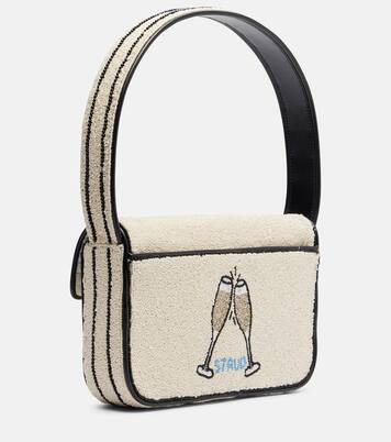Tommy beaded shoulder bag | Staud