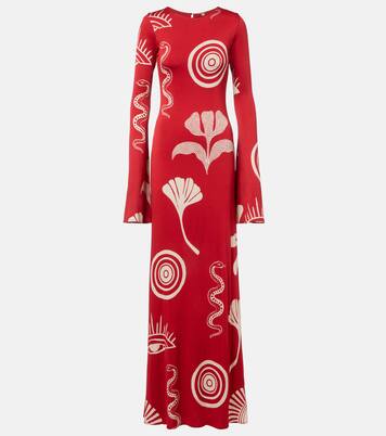Amay printed jersey maxi dress | Cala de la Cruz