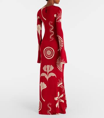 Amay printed jersey maxi dress | Cala de la Cruz