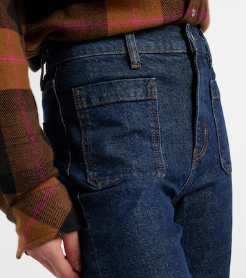 High-Rise Wide-Leg Jeans Refined | Frame