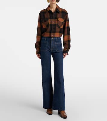 High-Rise Wide-Leg Jeans Refined | Frame