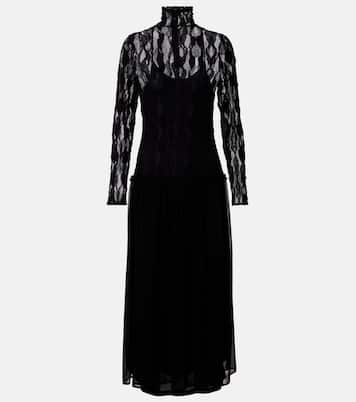 Sybil lace and chiffon maxi dress | Ulla Johnson