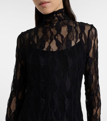 Sybil lace and chiffon maxi dress | Ulla Johnson