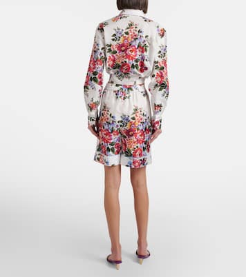 Floral silk twill Bermuda shorts | Dolce&Gabbana