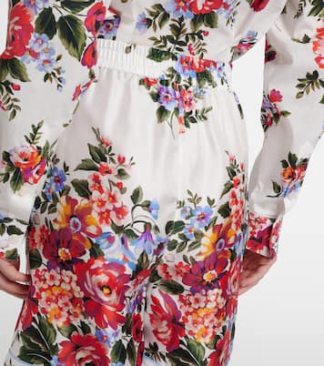 Floral silk twill Bermuda shorts | Dolce&Gabbana