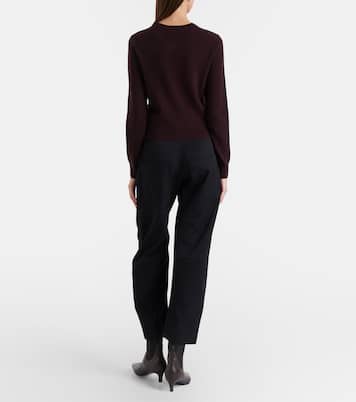 Shon virgin wool barrel-leg pants | Nili Lotan