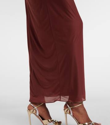 Crystal-embellished cutout halterneck gown | The New Arrivals Ilkyaz Ozel