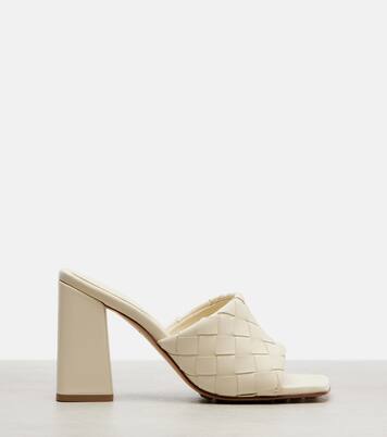 Parco 90 Intrecciato leather mules | Bottega Veneta