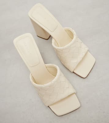 Parco 90 Intrecciato leather mules | Bottega Veneta