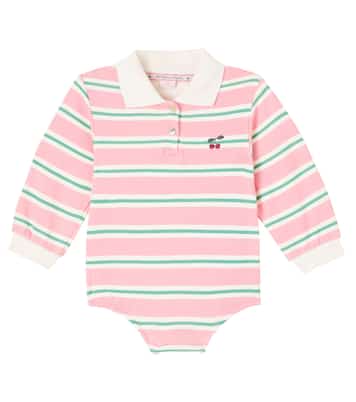 Baby Spotty striped cotton bodysuit | Konges Sløjd