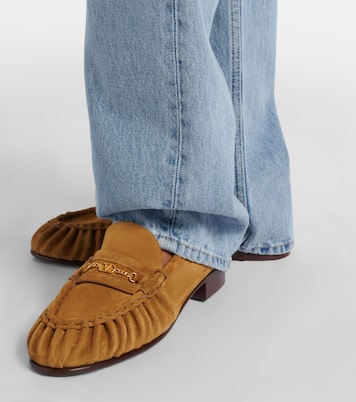 VLogo suede loafers | Valentino Garavani