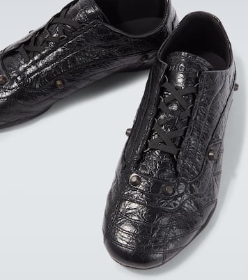Baskets City en cuir à clous | Balenciaga