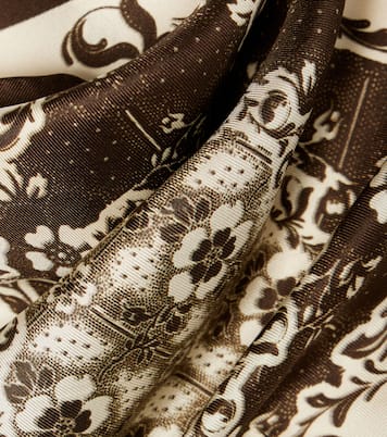 Tuch Violet aus Seide | Alémais