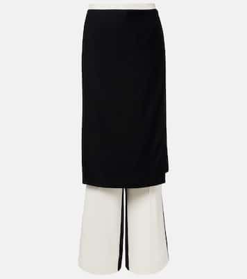 Layered wide-leg pants | Phoebe Philo