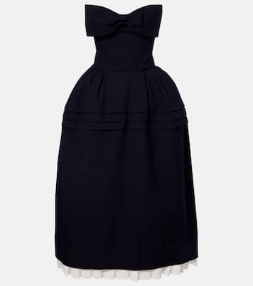 Midikleid aus Wolle und Seide  | Shushu/Tong