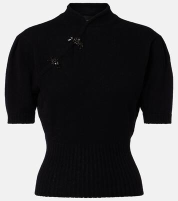 Embellished cashmere sweater | Simone Rocha