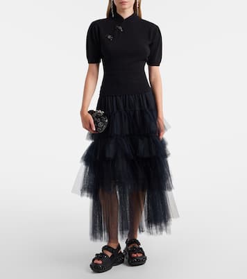 Embellished cashmere sweater | Simone Rocha