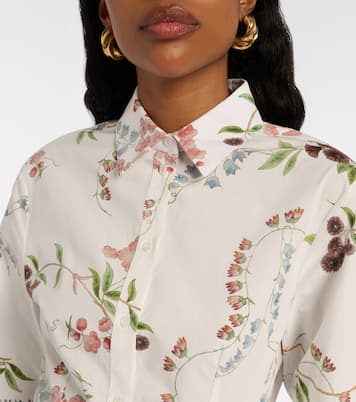 Hemdblusenkleid aus Baumwollpopeline | Erdem