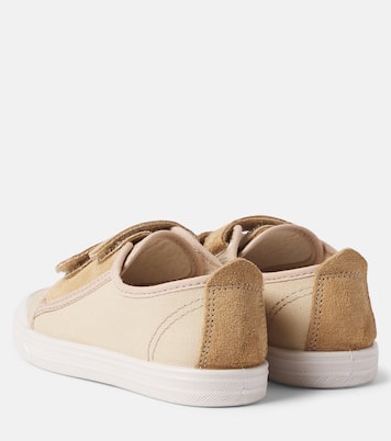 Sneakers aus Canvas mit Veloursleder | Il Gufo