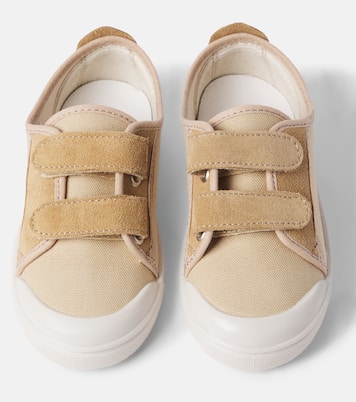 Sneakers aus Canvas mit Veloursleder | Il Gufo