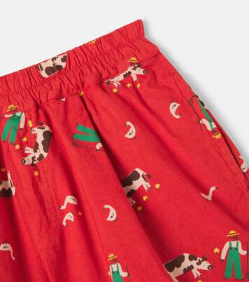 Farm Adventure printed cotton shorts  | Bobo Choses