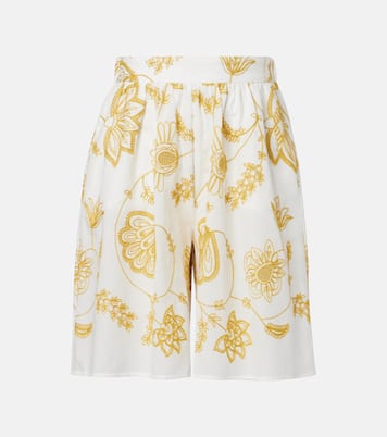 Bermuda Chandra in misto cotone con ricamo | Eres