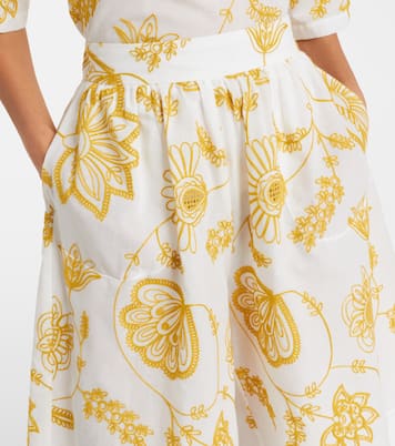 Bermuda Chandra in misto cotone con ricamo | Eres