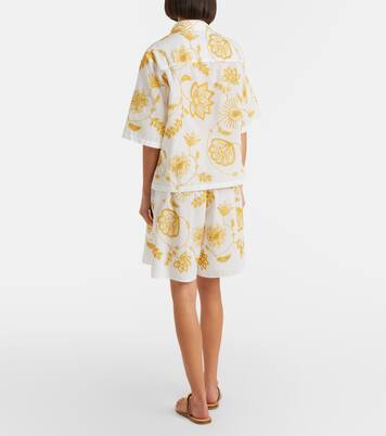 Bermuda Chandra in misto cotone con ricamo | Eres