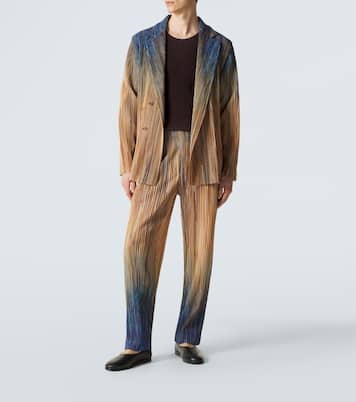 Paint Brush Close-Up pleated blazer | Homme Plissé Issey Miyake