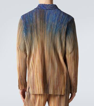 Paint Brush Close-Up pleated blazer | Homme Plissé Issey Miyake