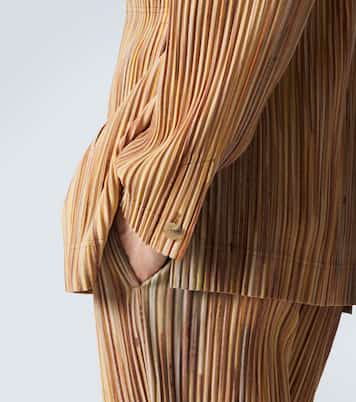 Paint Brush Close-Up pleated blazer | Homme Plissé Issey Miyake