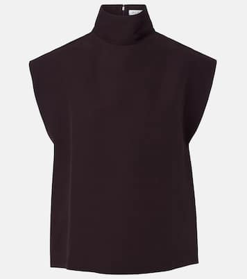 Poplin turtleneck top | Alaïa