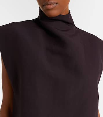Poplin turtleneck top | Alaïa