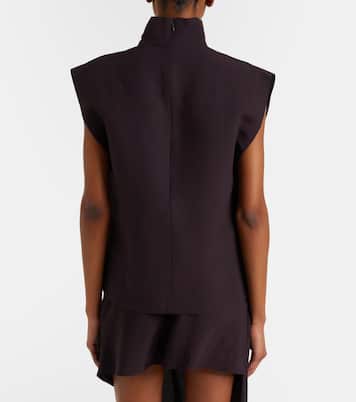 Poplin turtleneck top | Alaïa