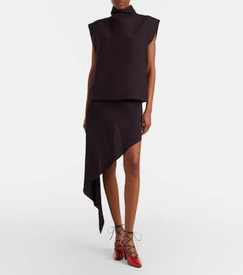 Poplin turtleneck top | Alaïa